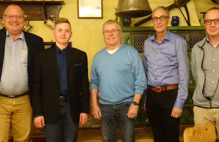 Dirk Bergner, Aurelius Rank, Günter Hartmann, Alexander Popp, Gernot Sengewald (es fehlt: Jens Meyer)